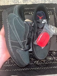 Air Jordan 1 low X Travis Scott black phantom