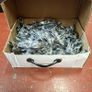 1 Black Cupboard Handle 75mm Hole Centre With Screws Image 2
