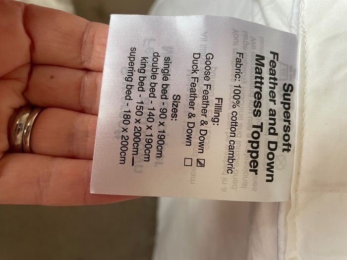 king mattress topper