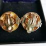Vintage Gold Rope Edge and Pearl Earrings Image 4