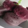 Crocs womens clogs/shoes. Burgundy.  New. Image 3