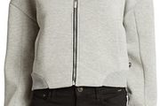 William Rast Cropped Scuba Bomber Jacket