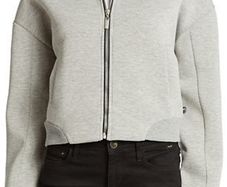 William Rast Cropped Scuba Bomber Jacket