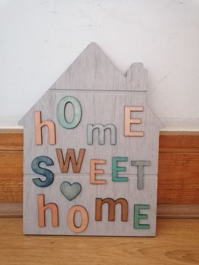 Wooden Home Sign Decor
