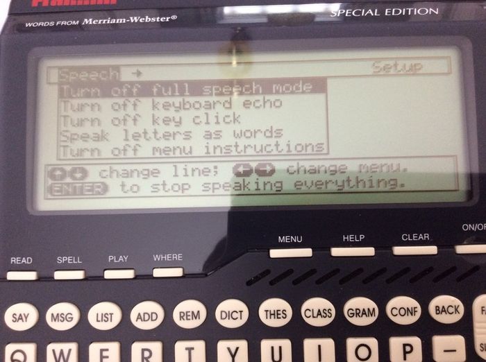 Franklin. Language Master. Words from Merriam-Webster. Special edition, model LM-6000SEV