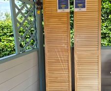 Louvred doors