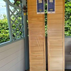 Louvred doors