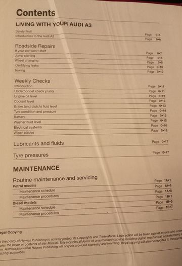 Audi A3 Service and Repair Manual
