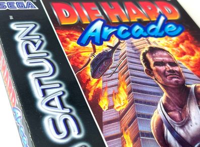 Die Hard The Arcade Game for Sega Saturn - Boxed - Mint - RARE