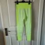 Yellow Neon Sports Leggings, Brand new, size S Image 2