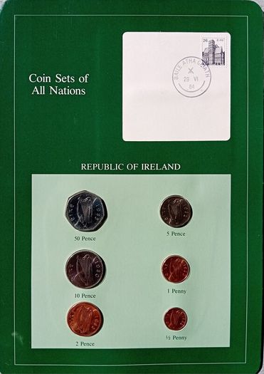 1984 Ireland Coin Sets of All Nations sealed