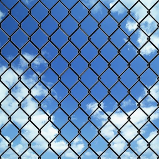 Chain Link Fence with Spike Anchors 1x25 m Grey
