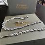 Vivienne Westwood Choker, bracelet and matching earrings. Image 4