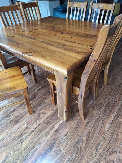 Dining table and chairs