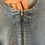 New Structured Caroll Denim Dress with pockets, knee length- Size 42 / fits as UK12 Image 4