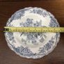 Vintage Crown Ducal 9 inch blue and white bristol cereal bowl discontinued Image 3