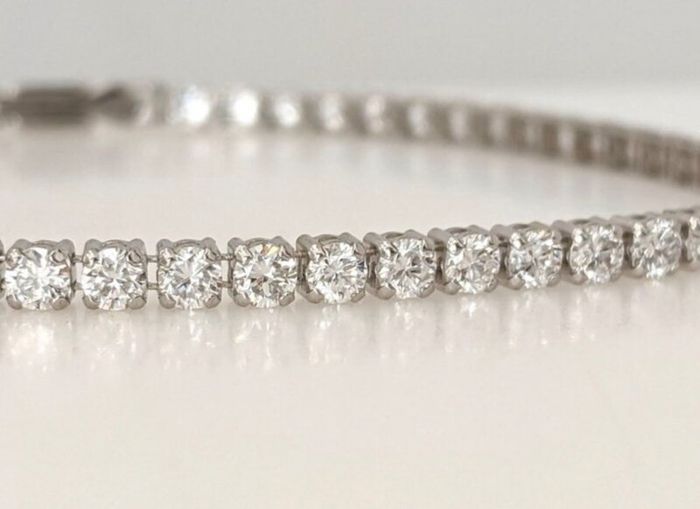 5ct IGI Certified Lab-Grown Diamond Tennis Bracel