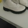 girls cream boots size 2 Image 3