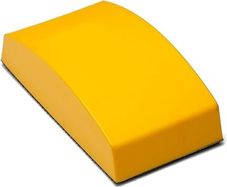 Glass Polish 15913 Hand Sanding Block, Hook & Loop Handheld Sanding Pad | 125 x 65 mm