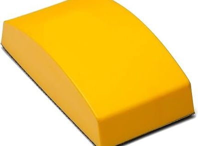 Glass Polish 15913 Hand Sanding Block, Hook & Loop Handheld Sanding Pad | 125 x 65 mm