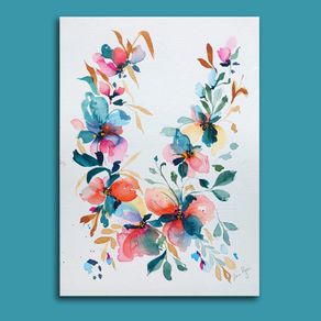 Original Watercolour Floral Painting