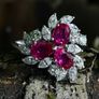 Vintage 1979 Ruby & Diamond Ring - 18ct Image 7