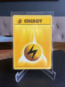 Pokemon Base set Lightning Energy 100/102 Near Mint Condition