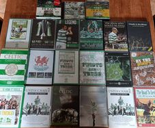 Celtic FC Memorabilia 18 DVD's + 3 CD's