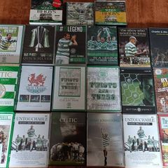 Celtic FC Memorabilia 18 DVD's + 3 CD's