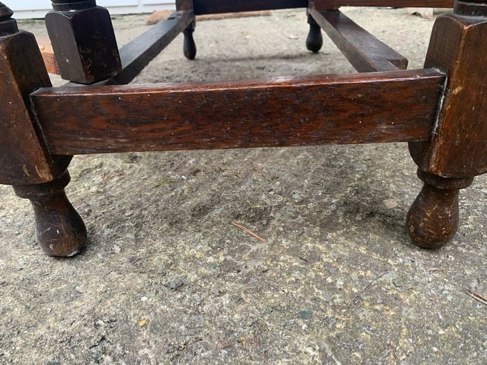 Antique gate leg dining table