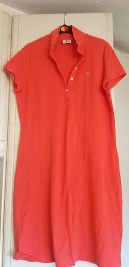 Lacoste Coral Tennis Dress