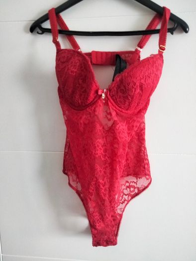 Ann Summers  Red Lace Sexy Bodysuit