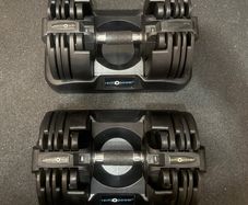2 x 20KG Adjustable Dumbbells