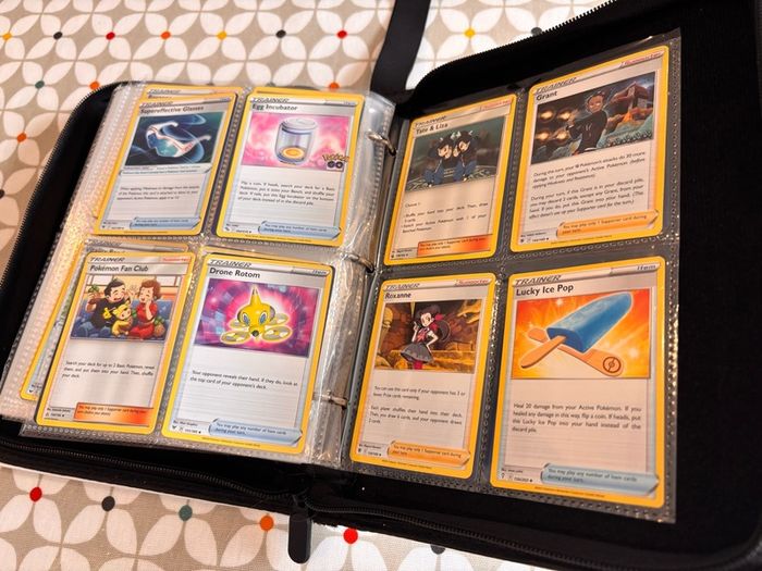 Pokemon folder and cards