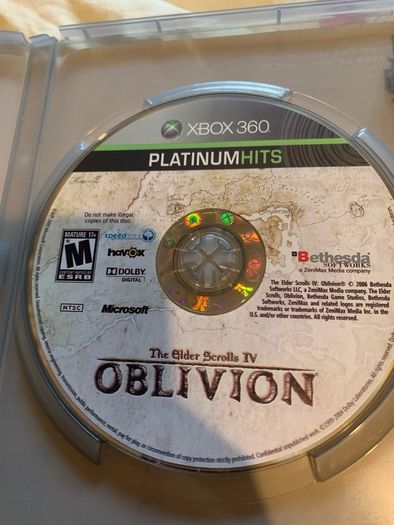 Elder scroll IV Oblivion (Xbox 360)