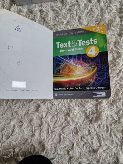 3 Maths Books leaving cert