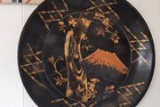 Japanese Maki-e Antique Wooden Bowl