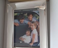New silver plated frame