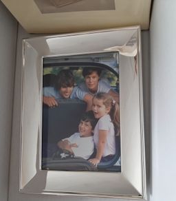 New silver plated frame