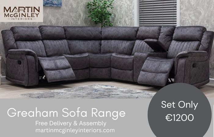 New Gresham Corner Grey Sofa Sets