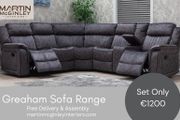 New Gresham Corner Grey Sofa Sets
