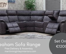 New Gresham Corner Grey Sofa Sets