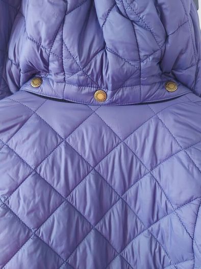 BARBOUR purple quilted jacket