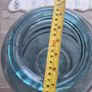 floor glass blue vase Image 8