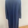 JFW long light coat viscose/linen - size 12- denim blue Image 4