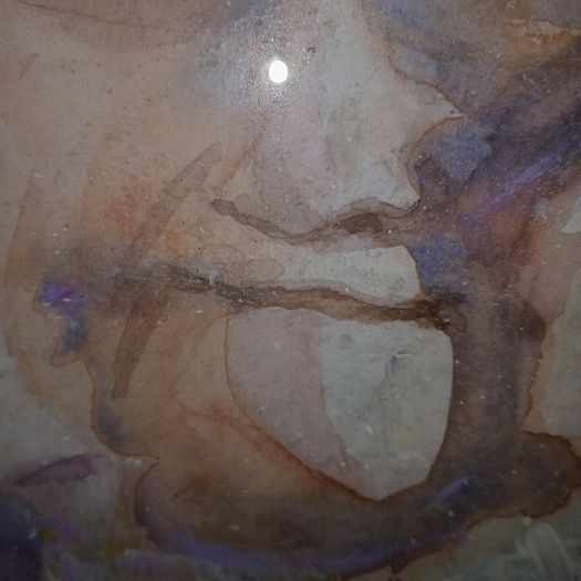 "Portrait of Grandmother." Signed.
