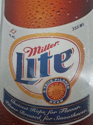 Metal Beer Bottle