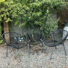 3 Garden chairs