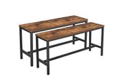 Benches Set of 2 Industrial Look FREE DELIVERY  Set of two benches bench