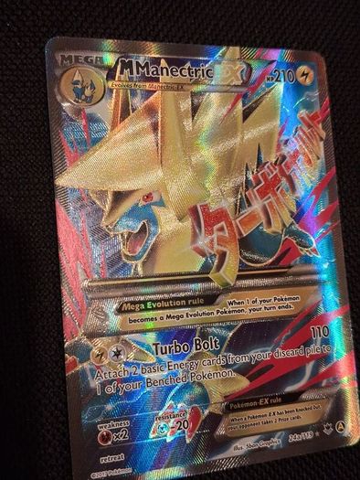 Pokemon Card : Mega Manectric Ex 24a